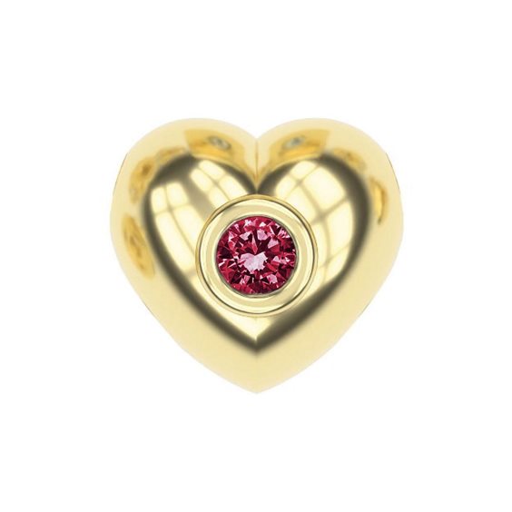 Pendant Dédié in Yellow Gold 0.02 Ct CID 0168 RU; GI - CID 0168 RU; GI